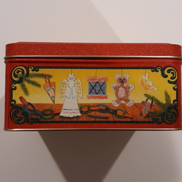 Vintage 1992 Crayola Christmas Tin w/ crayons - Picture 3 of 11